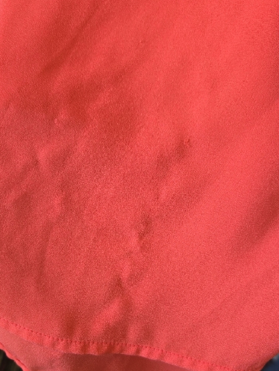 Worthington Coral-Orange Sleeveless Split-Neck Camisole - Picture 3 of 5